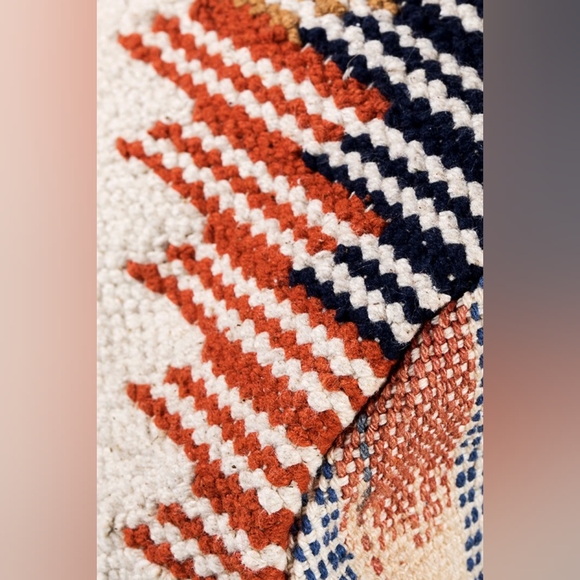 Boho Travel Bag - Ethnic Navajo Design - Handwoven from Fully Fine Cotton - Picture 12 of 13